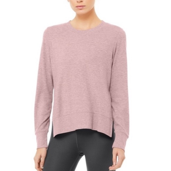 ALO Yoga Tops - Alo Yoga Glimpse Long Sleeve Top Dusted Plum